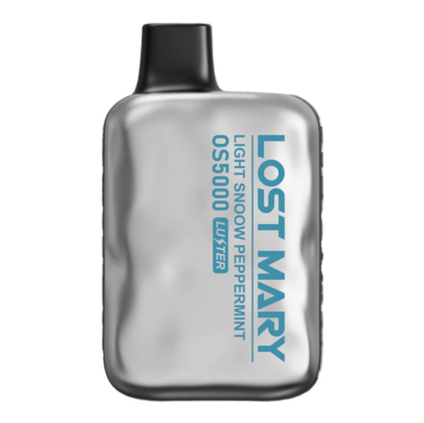lost mary os5000 charging light Light Snoow Peppermint Lost Mary OS5000 Luster Edition Vape