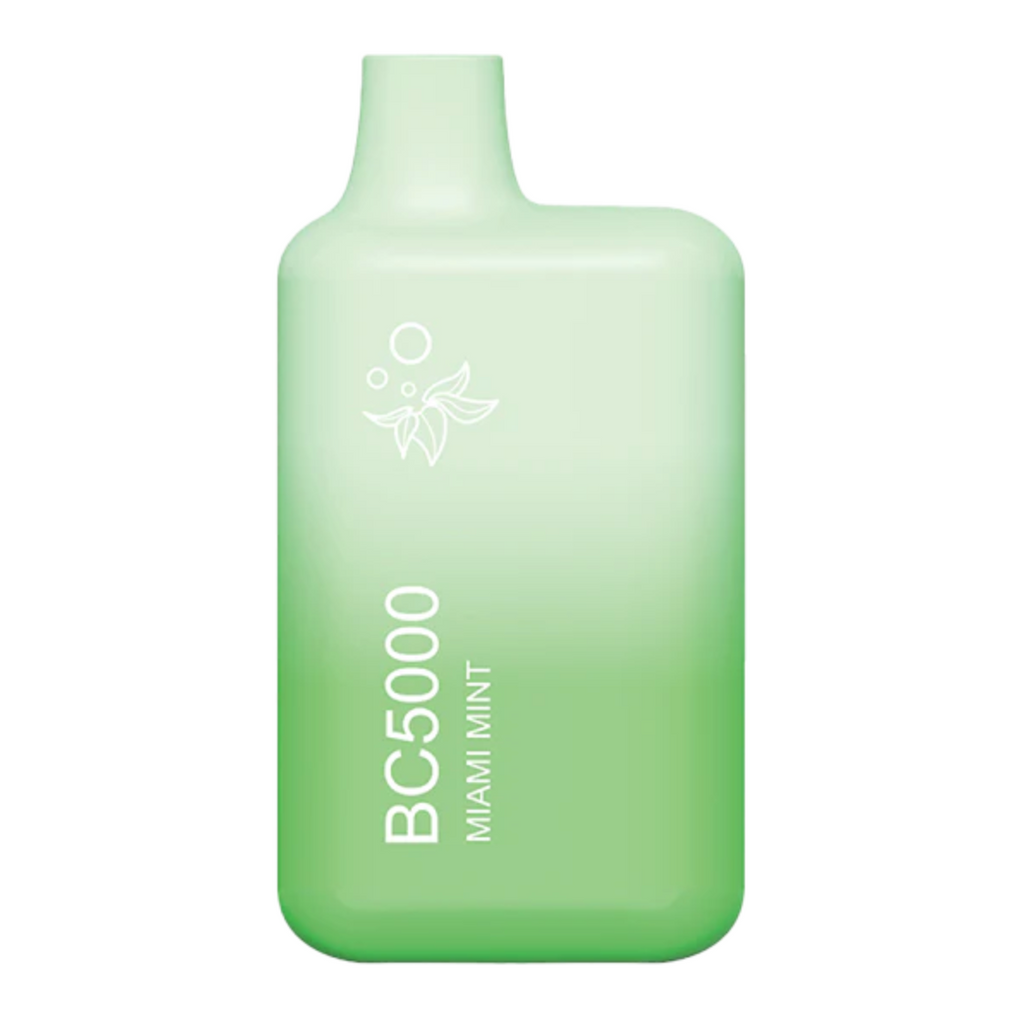 Miami Mint BC5000 Zero Nicotine Vape | ELF BAR & EBdesign | 0%